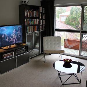 Living room after